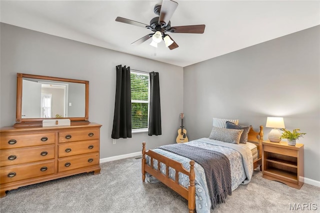 220 Preserve Park Pl, Wentzville, MO 63385 - bedroom featuring light carpet and ceiling fan