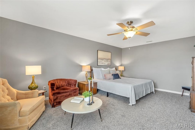220 Preserve Park Pl, Wentzville, MO 63385 - carpeted bedroom featuring baseboards and a ceiling fan