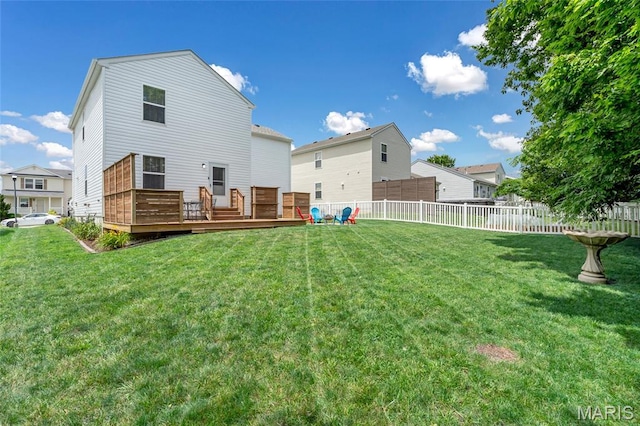 220 Preserve Park Pl, Wentzville, MO 63385 - rear view of property featuring a deck