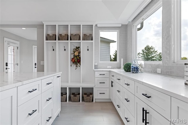 5425 Independence Rd, Weldon Spring, MO 63304 - mudroom with healthy amount of natural light and recessed lighting