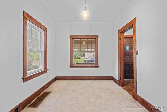 148 N Nebraska St, Marine, IL 62061 - carpeted spare room with plenty of natural light and baseboards