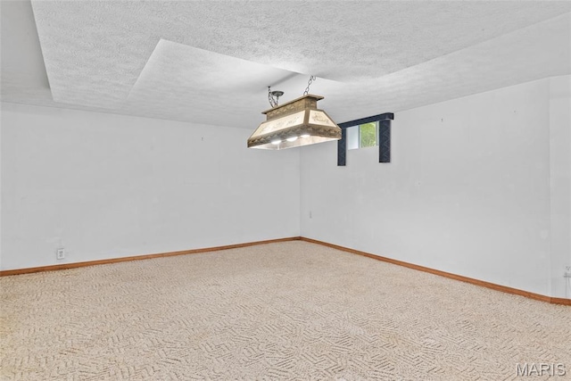 148 N Nebraska St, Marine, IL 62061 - unfurnished room featuring a textured ceiling, carpet flooring, and baseboards