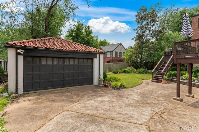 7428 Wellington Way, Clayton, MO 63105 - view of detached garage
