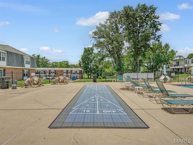 1667 Blue Ridge E, Saint Louis, MO 63125 - surrounding community with shuffleboard, a pool, and uncovered parking
