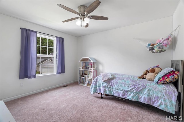 5034 Corisande Woods Dr, Fenton, MO 63026 - bedroom featuring carpet floors and a ceiling fan