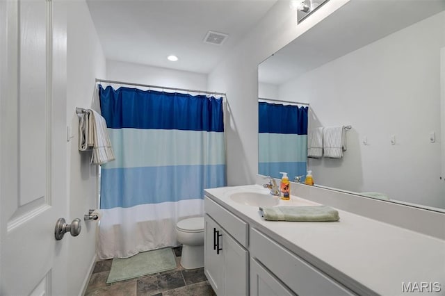 5034 Corisande Woods Dr, Fenton, MO 63026 - full bath with vanity and stone finish flooring
