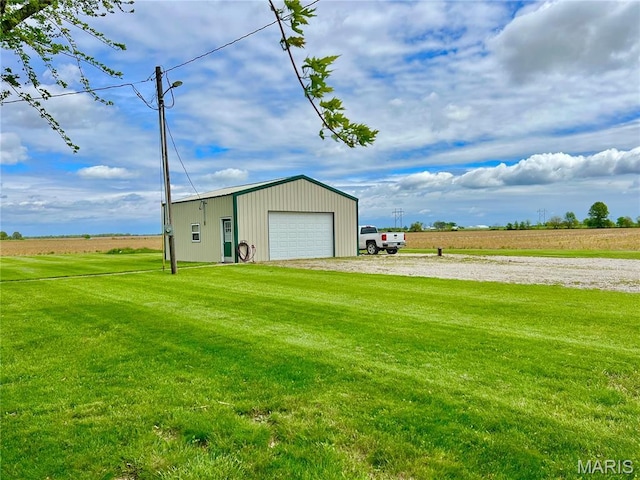 873 White Rd, Montgomery City, MO 63361 - view of outdoor structure featuring driveway and a view of countryside