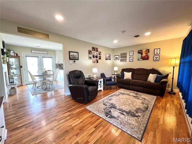 873 White Rd, Montgomery City, MO 63361 - living area with light wood-style flooring and recessed lighting