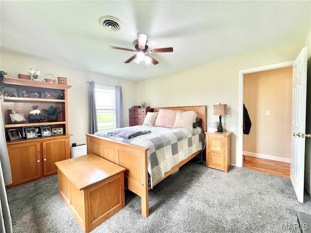 873 White Rd, Montgomery City, MO 63361 - bedroom featuring carpet floors and a ceiling fan