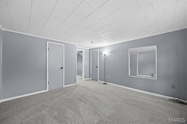 203 N Williams St, Albers, IL 62215 - empty room with carpet floors and baseboards