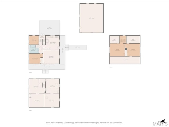 203 N Williams St, Albers, IL 62215 - floor plan / room layout