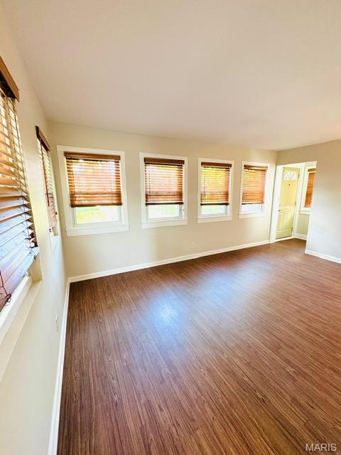 1928 Arsenal St, Saint Louis, MO 63118 - spare room with healthy amount of natural light and dark wood-style flooring