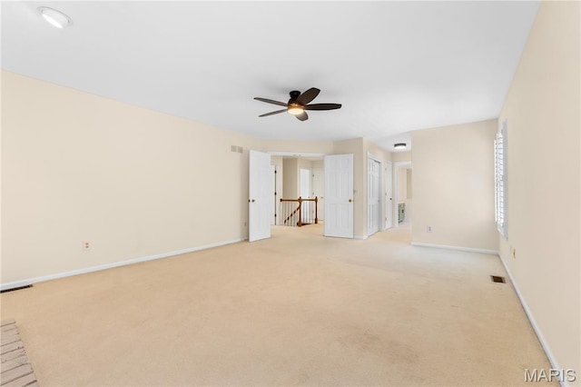 16427 Andraes Dr, Chesterfield, MO 63005 - unfurnished room with a ceiling fan and light colored carpet