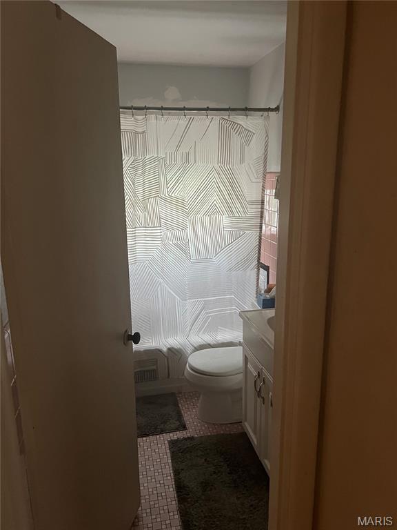 8362 Braddock Dr, University City, MO 63132 - bathroom featuring vanity and tile patterned flooring