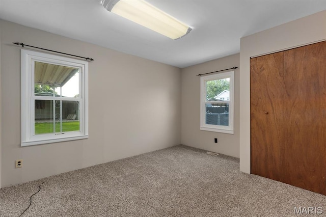 311 S Edwardsville St, Staunton, IL 62088 - unfurnished bedroom featuring carpet and a closet