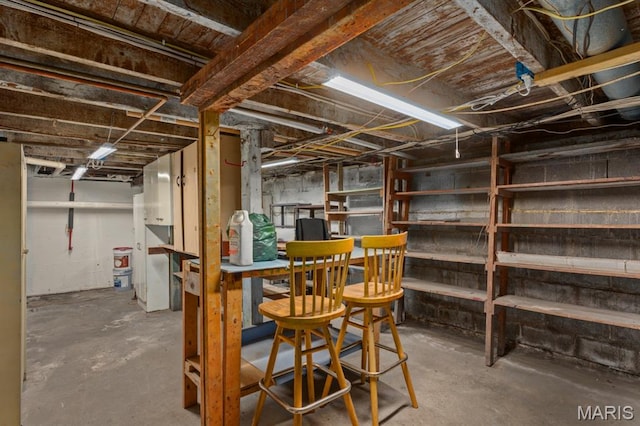 311 S Edwardsville St, Staunton, IL 62088 - view of unfinished basement