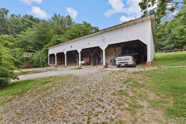 19185 Highway Hwy, Arcadia, MO 63621 - view of pole building with a carport