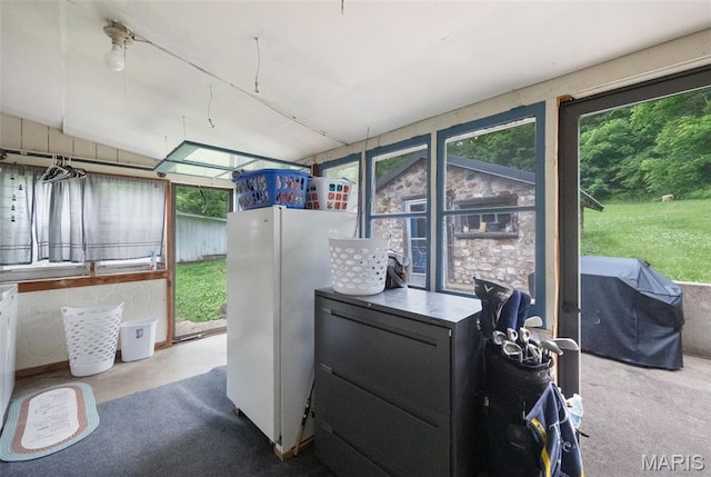 19185 Highway Hwy, Arcadia, MO 63621 - sunroom / solarium featuring vaulted ceiling
