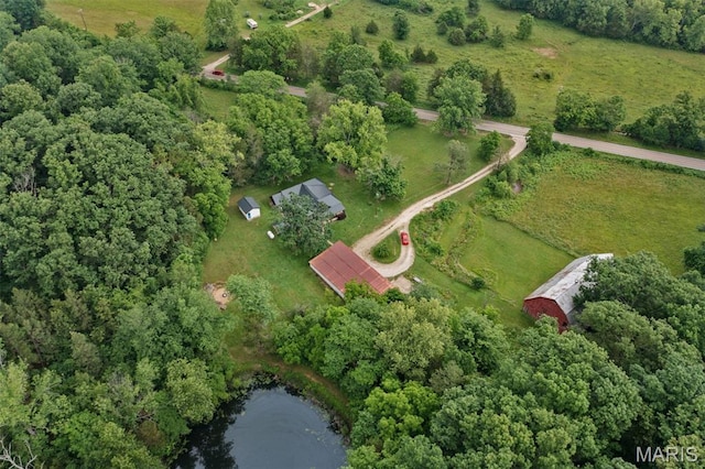 19185 Highway Hwy, Arcadia, MO 63621 - aerial overview of property's location with rural landscape and a large body of water
