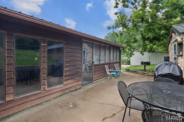 19185 Highway Hwy, Arcadia, MO 63621 - view of patio with outdoor dining space and grilling area