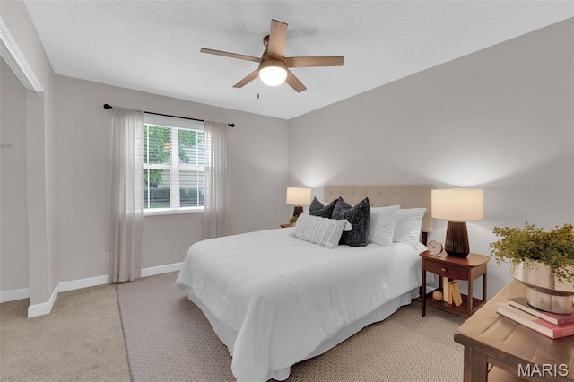 9179 N Swan Cir, Brentwood, MO 63144 - bedroom featuring light colored carpet, ceiling fan, and baseboards