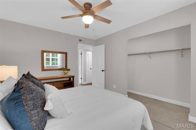 9179 N Swan Cir, Brentwood, MO 63144 - carpeted bedroom with baseboards and ceiling fan