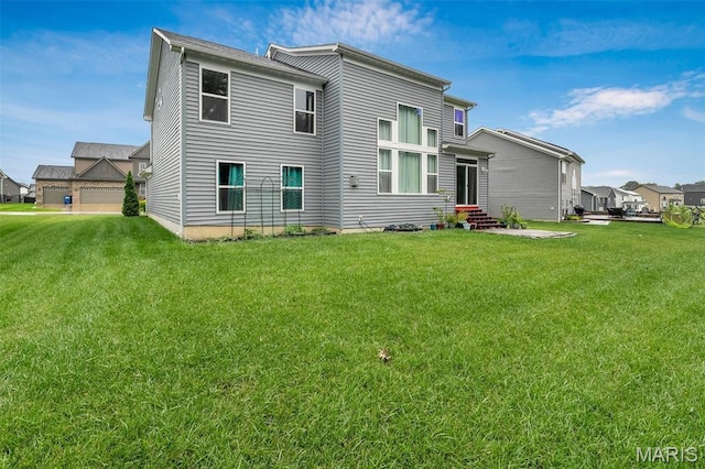 708 Kenmare Ct, Ofallon, MO 63368 - back of property with a lawn