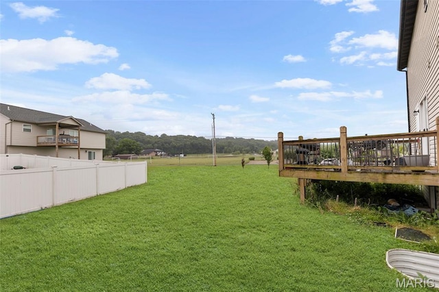 806 Erika Leigh Ct, Caseyville, IL 62232 - view of yard with a deck