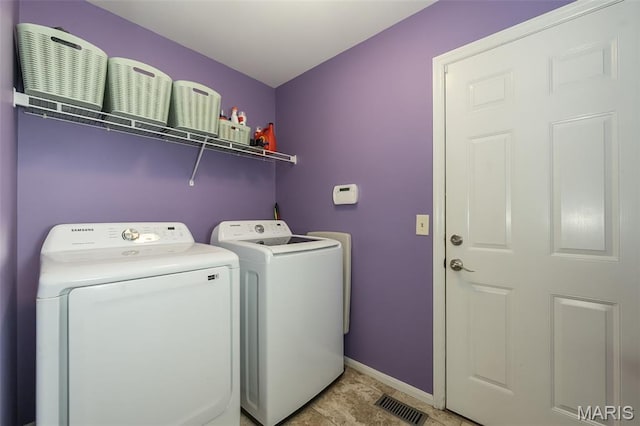5 Poor Richard Ct, Ofallon, MO 63366 - washroom with independent washer and dryer and baseboards