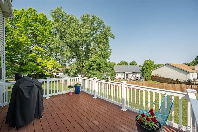 5 Poor Richard Ct, Ofallon, MO 63366 - deck with a residential view and a grill