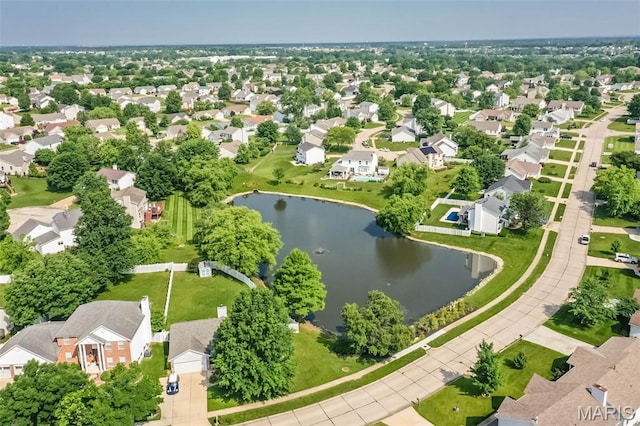 5 Poor Richard Ct, Ofallon, MO 63366 - aerial view of residential area featuring a nearby body of water