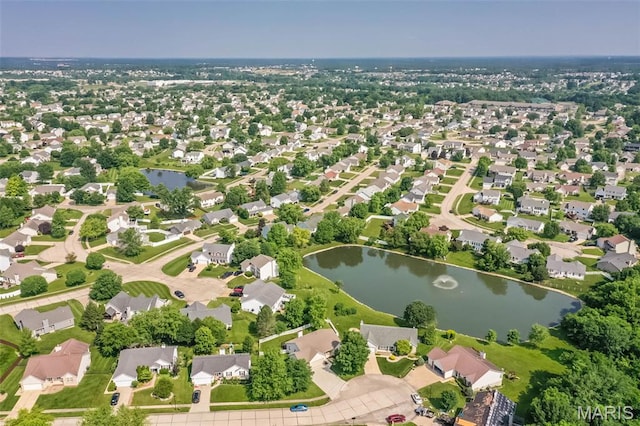 5 Poor Richard Ct, Ofallon, MO 63366 - aerial view of residential area with a large body of water