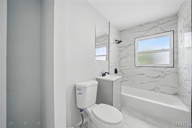 260 S Hartnett Ave, Saint Louis, MO 63135 - full bathroom featuring healthy amount of natural light, vanity, and shower / washtub combination