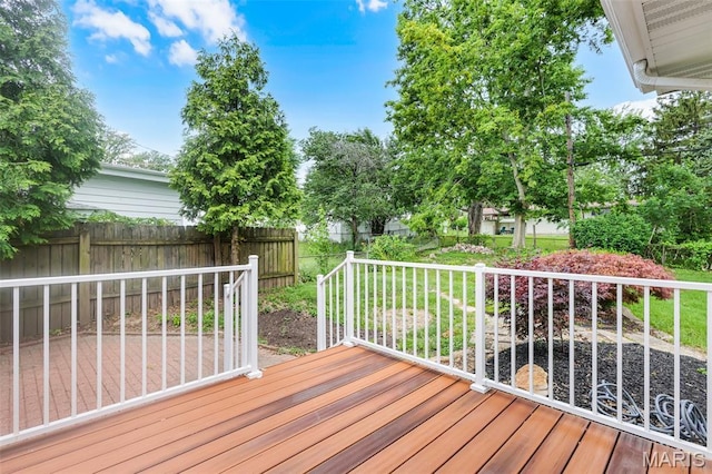 1385 Mallard Ln, Florissant, MO 63031 - view of wooden terrace