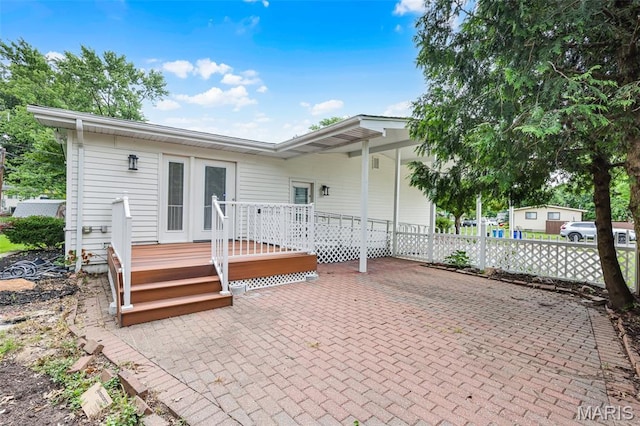 1385 Mallard Ln, Florissant, MO 63031 - view of front of property with a deck