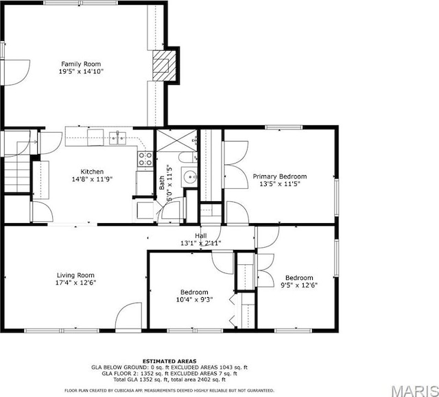 1385 Mallard Ln, Florissant, MO 63031 - view of property floor plan
