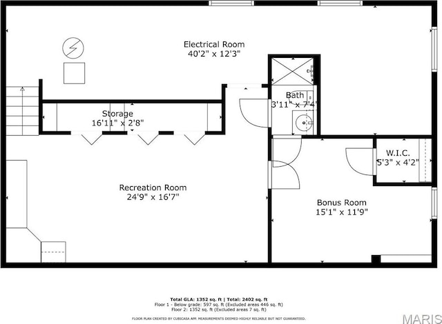 1385 Mallard Ln, Florissant, MO 63031 - view of room layout