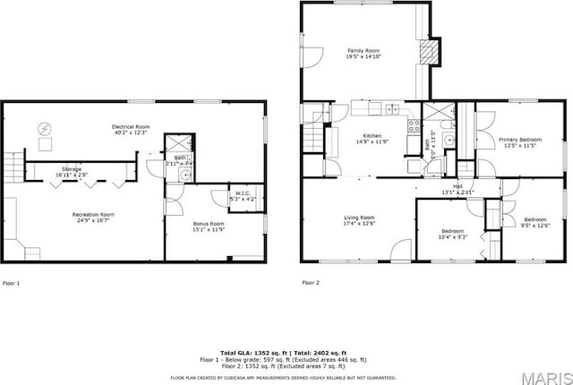 1385 Mallard Ln, Florissant, MO 63031 - view of room layout