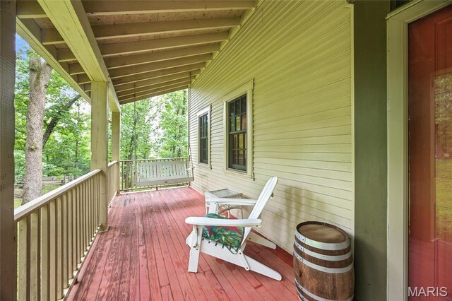 1423 Emily Ln, Festus, MO 63028 - view of deck