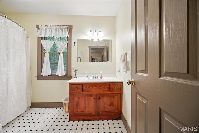 1423 Emily Ln, Festus, MO 63028 - full bath featuring vanity and baseboards