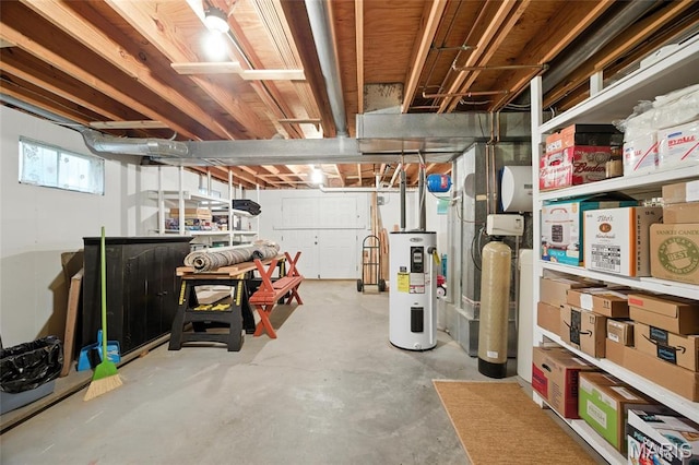 1423 Emily Ln, Festus, MO 63028 - below grade area featuring electric water heater
