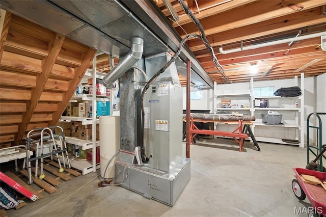 1423 Emily Ln, Festus, MO 63028 - below grade area featuring heating unit