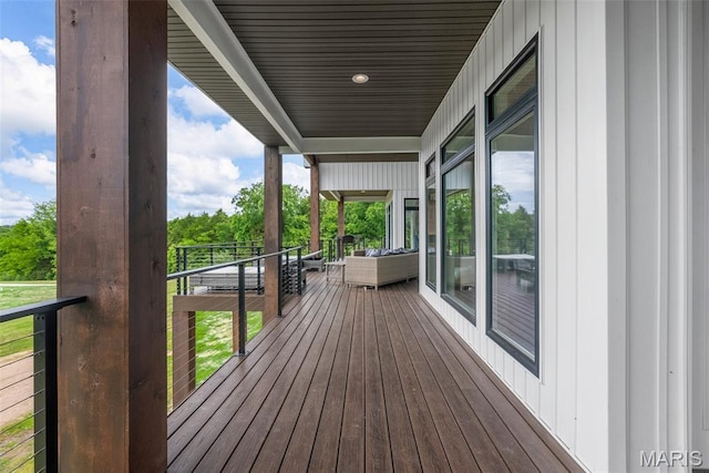 22206 Tree Farm Rd, Hermann, MO 63383 - view of deck
