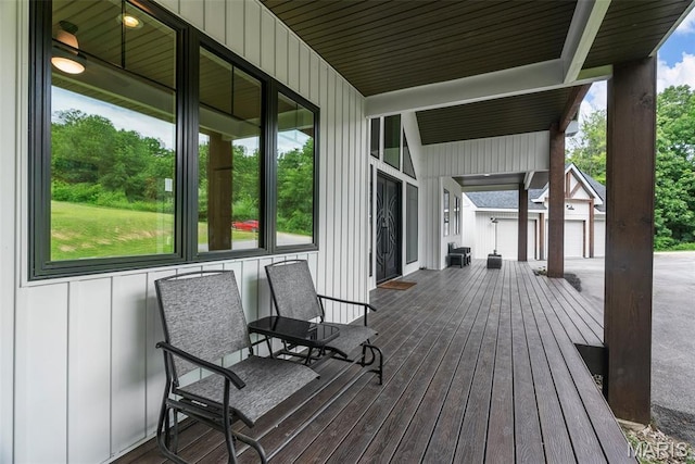 22206 Tree Farm Rd, Hermann, MO 63383 - view of wooden terrace
