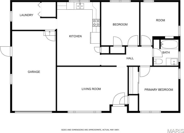 420 E Hauser St, Litchfield, IL 62056 - room layout