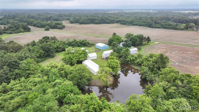 33425 Irish Ln, Brighton, IL 62012 - aerial view of sparsely populated area featuring a nearby body of water