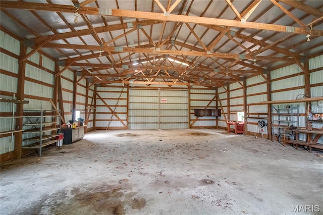 33425 Irish Ln, Brighton, IL 62012 - garage featuring metal wall
