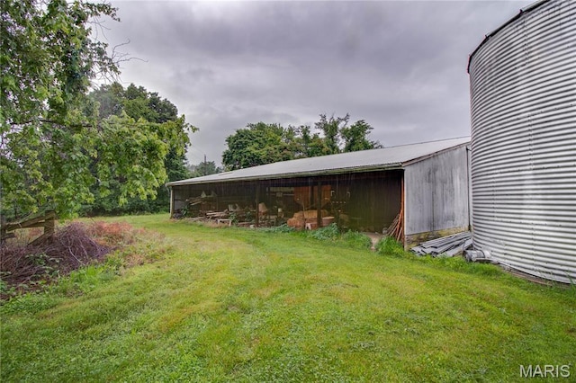 33425 Irish Ln, Brighton, IL 62012 - view of grassy yard with an outbuilding and an outdoor structure