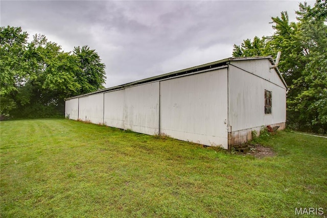 33425 Irish Ln, Brighton, IL 62012 - view of pole building with a lawn