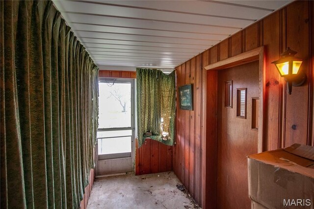 33425 Irish Ln, Brighton, IL 62012 - miscellaneous room with wood walls